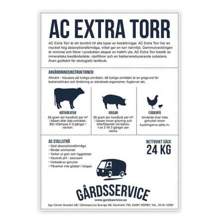 Stallstr Hygieniskt Extra torr 24 kg