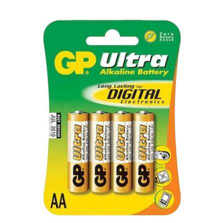 Batteri GP Ultra 1,5V LR6/AA 