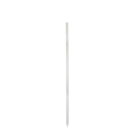 Stj�rnprofilstolpe vit 115 cm slits/12cm 20 st/frp