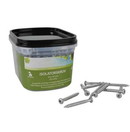 Swedguard Isolatorskruv 40x4,8 mm 250 st/fp